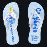 Cruise Flip Flops Adult Slim Straps<br><div class="desc">Put together your two favourite things - flip flops and cruise travel, and get ready to hit the beach. Great to customize for families, a trip with friends, bachelor/ bachelorette parties or other special occasions. Perfect for showing how much fun you are having and taking home a wonderful keepsake. Personalize...</div>