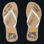 Cruise Flip Flops Adult Slim Straps Seas the Day!<br><div class="desc">Put together your two favourite things - flip flops and cruise travel, and get ready to hit the beach. Great to customize for families, a trip with friends, bachelor/ bachelorette parties or other special occasions. Perfect for showing how much fun you are having and taking home a wonderful keepsake. Personalize...</div>