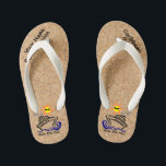 Cruise Flip Flops Kids<br><div class="desc">Put together your two favourite things - flip flops and cruise travel, and get ready to hit the beach. Great to customize for families, a trip with friends, bachelor/ bachelorette parties or other special occasions. Perfect for showing how much fun you are having and taking home a wonderful keepsake. Personalize...</div>