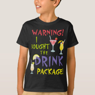 Cruise Funny Graphic Warning I Bought the Drink Pa T-Shirt