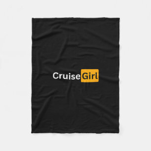 Cruise Girl - Y Cruising Bon Voyage Gifts  Fleece Blanket