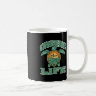 Cruise Life Family Travel Vacation Turtle Coffee Mug