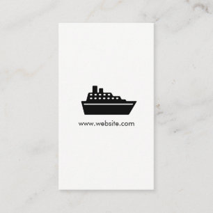 Cruise Liner / Travel Agent Business Card