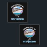 Cruise Lover Cruising Into My 70th Birthday Enclosure Card<br><div class="desc">Cruise Lover Cruising Into My 70th Birthday</div>