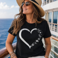 Cruise Lover Heart Cruising Embarkation T-Shirt