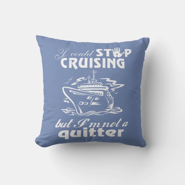 Cruise Lovers Throw Pillow (Front)