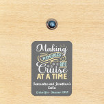 Cruise Making Memories Door Marker  Magnet<br><div class="desc">This design may be personalized in the area provided by changing the photo and/or text. Or it can be customized by clicking Personalize this Template and then choosing the click to customize further option and delete or change the colour of the background, add text, change the text colour or style,...</div>