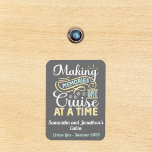 Cruise Making Memories Door Marker  Magnet<br><div class="desc">This design may be personalized in the area provided by changing the photo and/or text. Or it can be customized by clicking Personalize this Template and then choosing the click to customize further option and delete or change the colour of the background, add text, change the text colour or style,...</div>