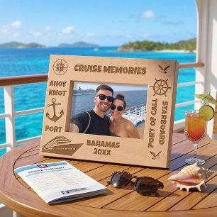 Cruise Memories Personalized Cruising Etched Frames