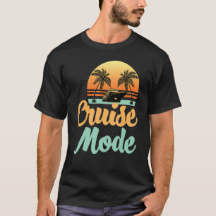 Cruise Mode Anchor Womens   Boating Family Cruise T-Shirt