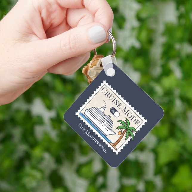 Cruise Mode On Personalized Keychain (Hand)