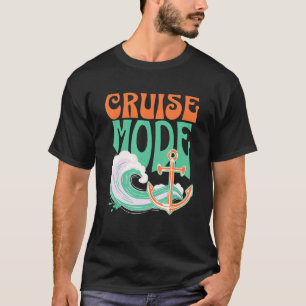 Cruise Mode Surfing Lovers Funny Family Vacation C T-Shirt