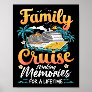 Cruise Party Vacation Trip Family Matching Outfit. Poster