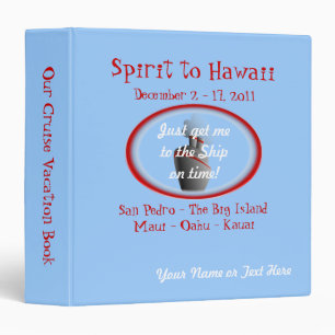 Cruise Planner - Memory Book Avery Binder