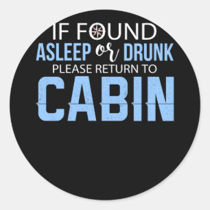 Cruise Ship Accessory If Found Cruise Classic Round Sticker