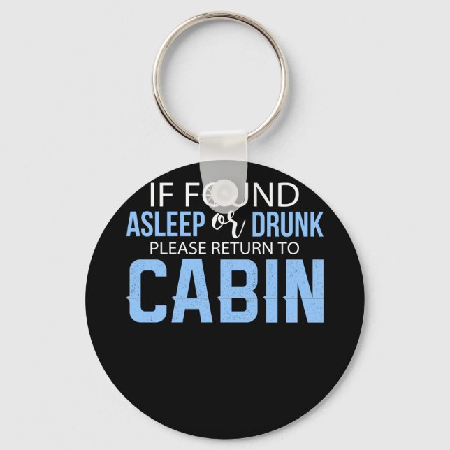 Cruise Ship Accessory If Found Cruise Keychain (Front)