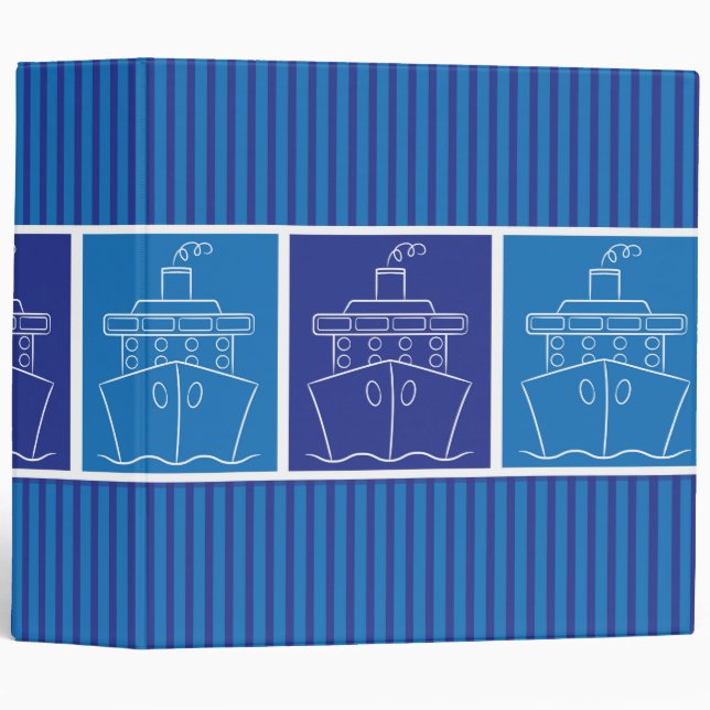 Cruise ship binder (Front/Spine)