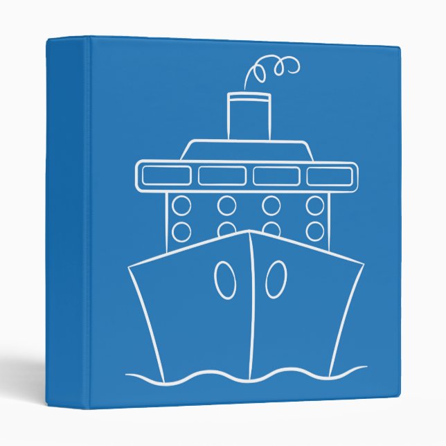 Cruise ship binder (Front/Spine)