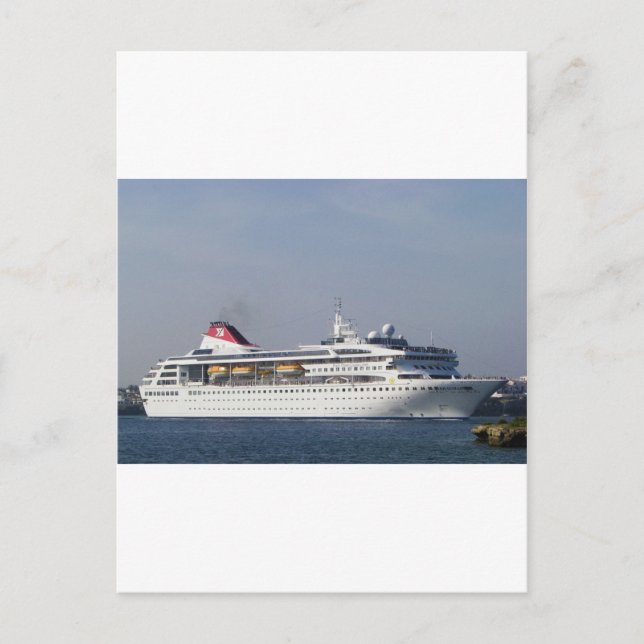 Cruise ship Braemar. Postcard (Front)
