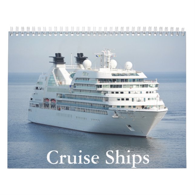 Cruise Ship Calendar (Cover)