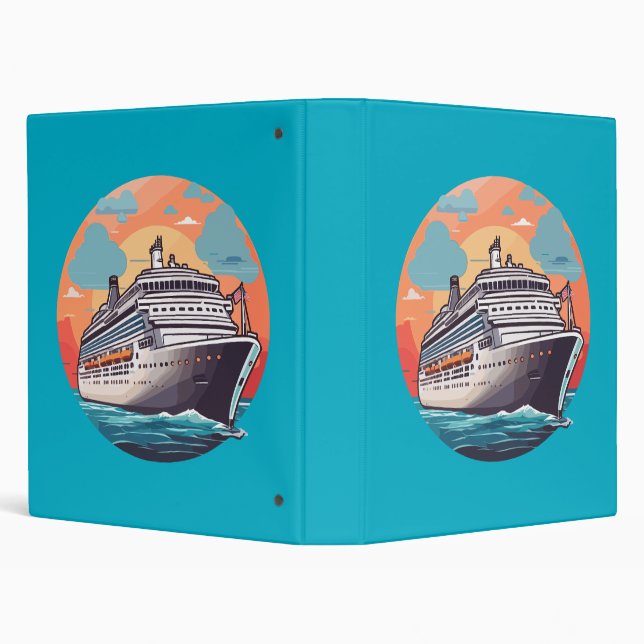 Cruise ship colourful  binder (Background)