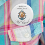 Cruise Ship Customize Pub Crawl Activity 2 Inch Round Button<br><div class="desc">This design was created though digital art. It may be personalized in the area provide or customizing by choosing the click to customize further option and changing the name, initials or words. You may also change the text colour and style or delete the text for an image only design. Contact...</div>