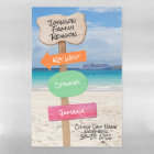 Cruise Ship Decor Custom Door Magnet - 3 Ports