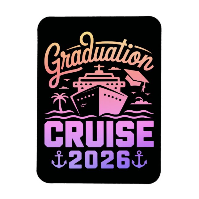 Cruise Ship Decor Stateroom Magnet (Vertical)