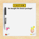 Cruise Ship Door Marker Message Pad Pen Funny Dry Erase Board<br><div class="desc">This design was created though digital art. It may be personalized in the area provided by changing the photo and/or text. Or it can be customized by choosing the click to customize further option and delete or change the colour the background, add text, change the text colour or style, or...</div>