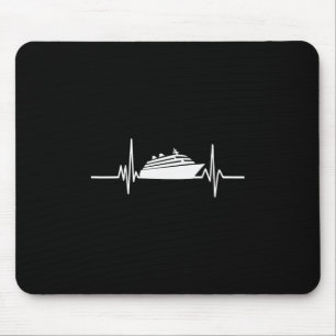 Cruise Ship Heartbeat Cruising Vacation 1 Mouse Pad