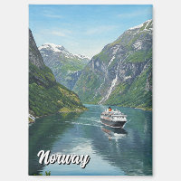 Cruise ship in Norway Fjord
