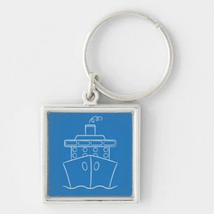 Cruise ship keychain