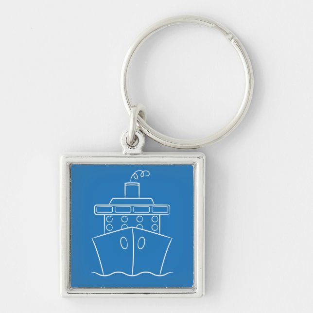 Cruise ship keychain (Front)