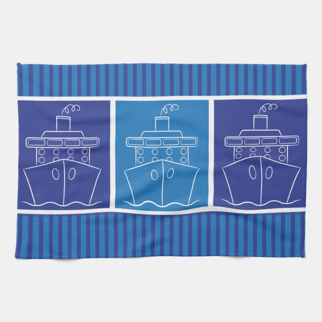 Cruise ship kitchen towel (Horizontal)