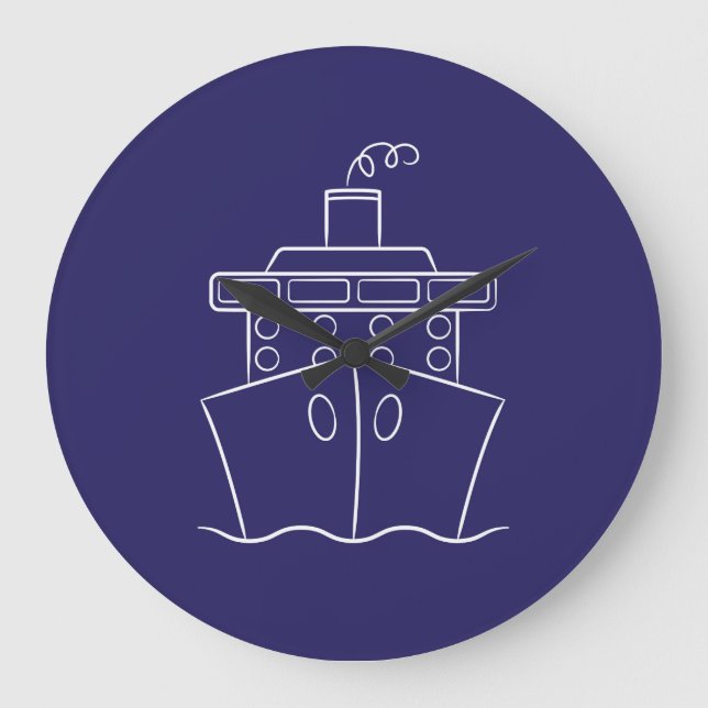 Cruise ship large clock (Front)
