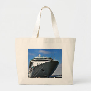 Cruise Ship Large Tote Bag