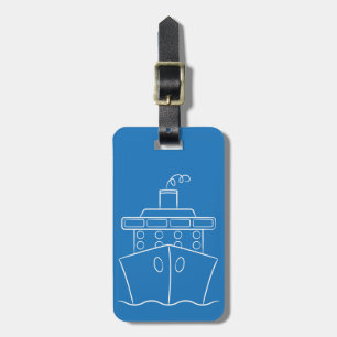 Cruise ship luggage tag