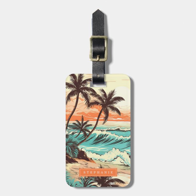 Cruise Ship Luggage Tag (Front Vertical)
