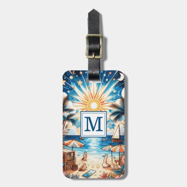 Cruise Ship Luggage Tag (Front Vertical)