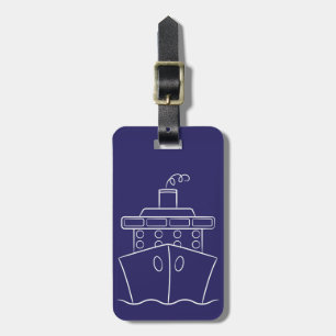 Cruise ship luggage tag
