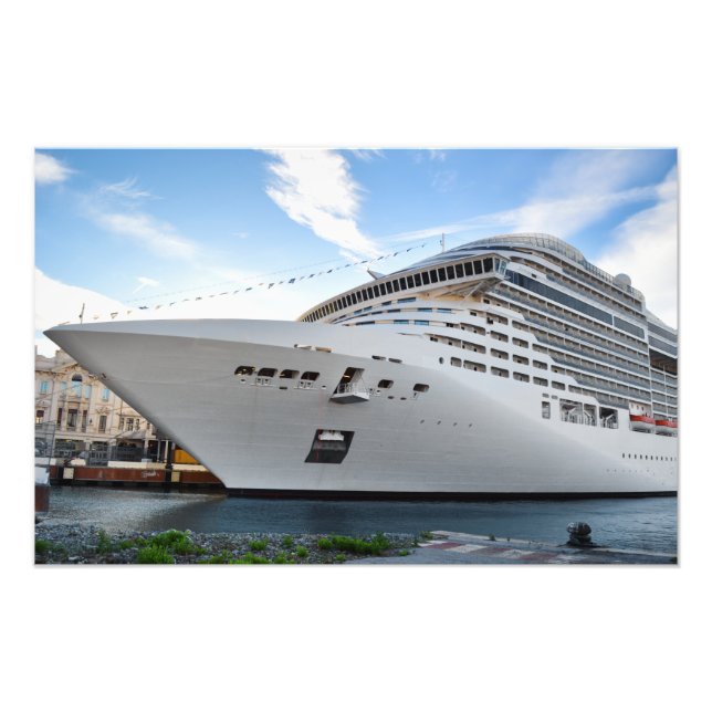 cruise ship photo print (Front)