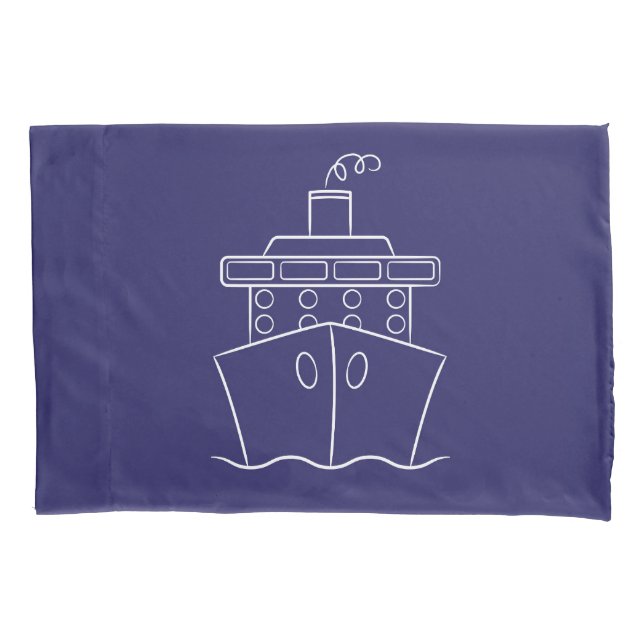Cruise ship pillowcase (Front)