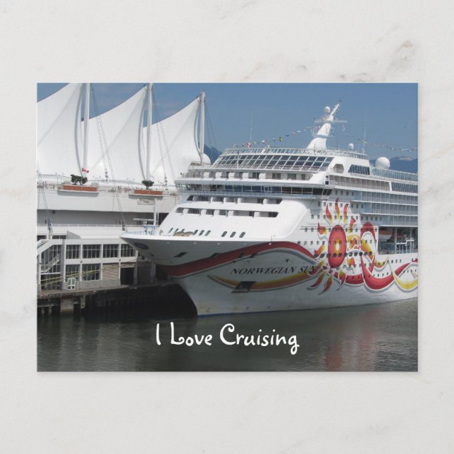 Cruise Ship Postcard (Front)