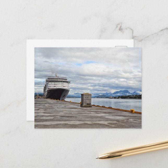 cruise ship postcard (Front/Back In Situ)