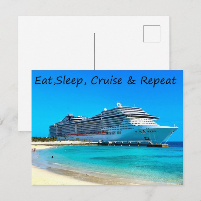 Cruise Ship Postcard (Front/Back)