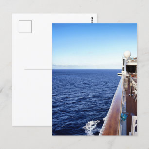 Cruise ship postcard