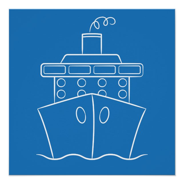 Cruise ship poster (Front)