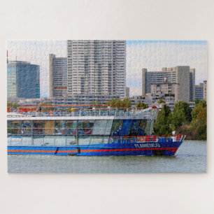 Cruise ship, River Danube, Vienna, Austria Jigsaw Puzzle