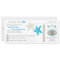 Cruise Ship Starfish Boarding Pass Wedding