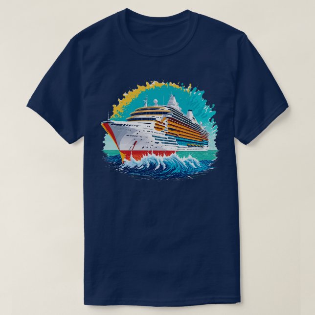 Cruise ship T-Shirt (Design Front)